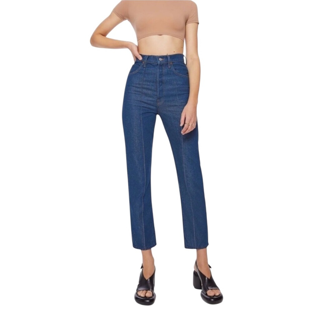 MOTHER Snacks! The Pin Up Tippy Top Sweet Tooth in Clean Your Plate Wash Size 28